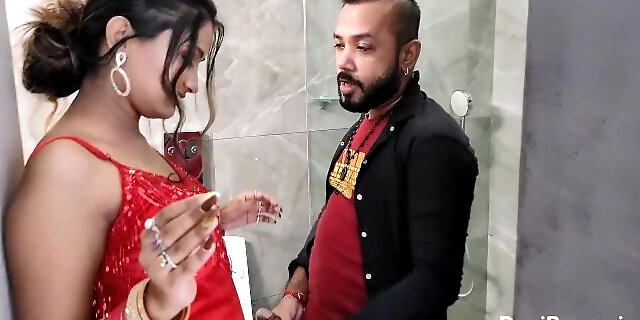 Honeymoon Sex In Red Saree - Indian Couple On Honeymoon Having Sex Hot Young Wife Giving Blowjob 3:00  Indian Porno Movies